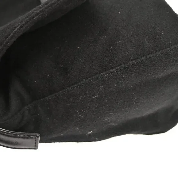 Fendi Black Cashmere Mamma Baguette Handbag 2348-26325-099 126278 - Picture 4 of 10